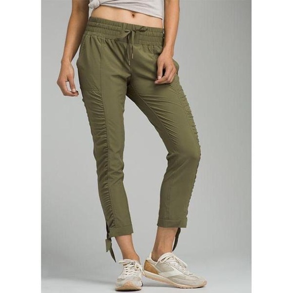 Prana Bindu Pants Drawstring Stretch 